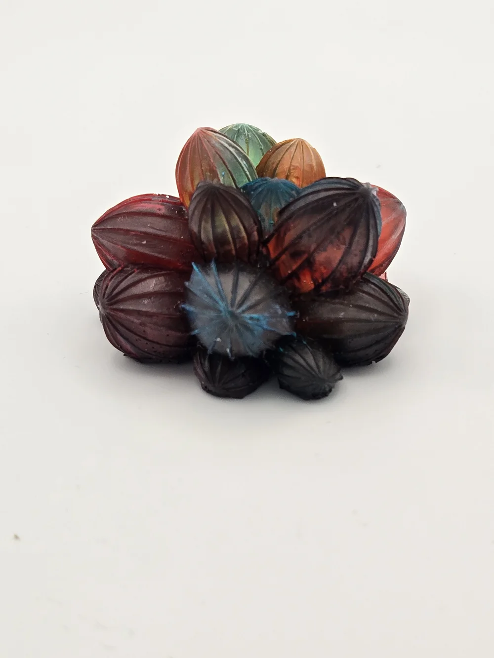 Multicolor Resin Succulent Accent - Home Accents Faux Florals